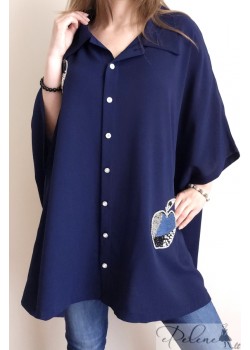 Nauja DW oversize palaidinė su obuoliukais